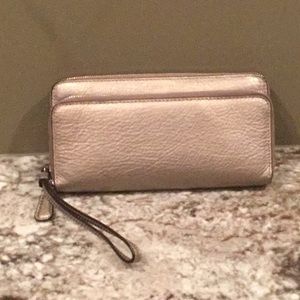 Coach Accordion Zip-Around Wallet